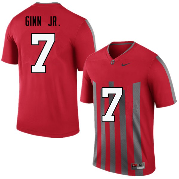 Ohio State Buckeyes #7 Ted Ginn Jr. Men College Jersey Throwback